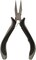 The Beadsmith Chain Nose Pliers with Cutter – Economy Series – 5 inches (127mm) – Comfortable Ergonomic Grip with Double-Leaf Springs and Polished Steel Head – Tool for Jewelry Making